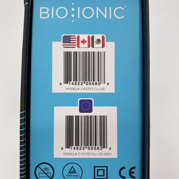 Bio Ionic 1.25" Pro Curling Iron Long Barrel Styler Nanoionic Ceramic Extra Long - Picture 8 of 8